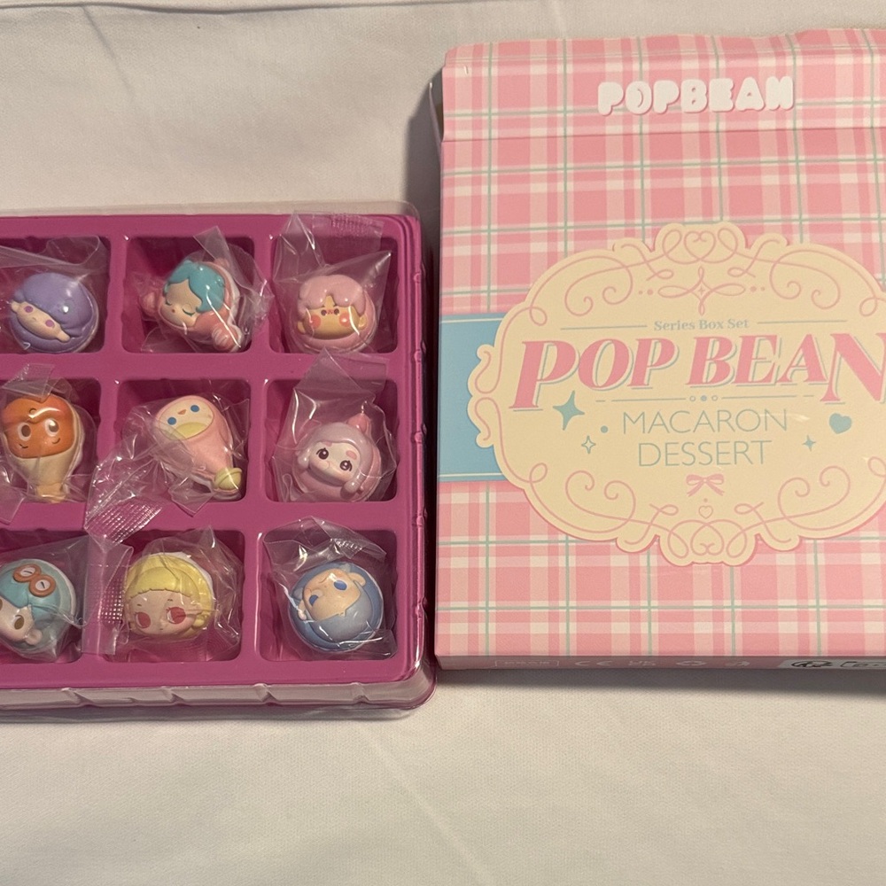 Popbean Macaron Dessert Toy Set - Colorful Playtime